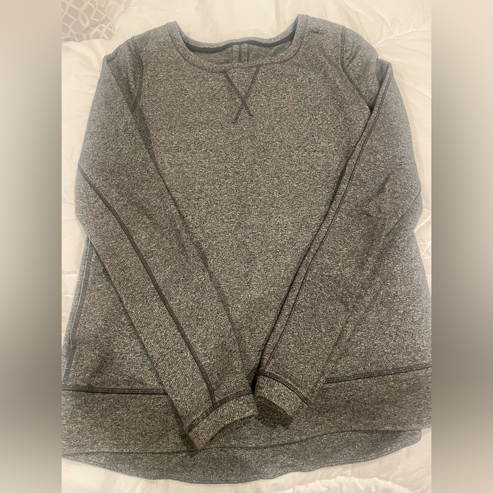 Lululemon Exhalation II Pullover Crew Neck Sweatshirt Women Size 8